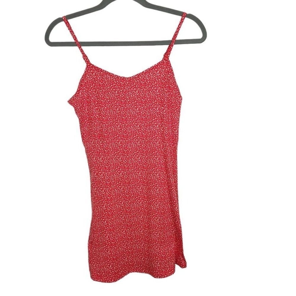NWT The Commons Maya Spaghetti Strap‎ Dress in Red Size Large
